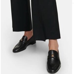 New GUCCI Horsebit Interlocking G Leather Loafers black color size 35.5/US 5.5